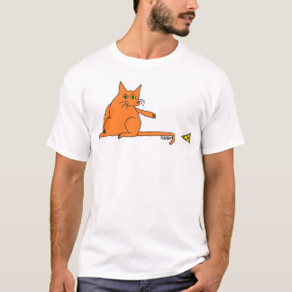 Camiseta Gato de la pizza