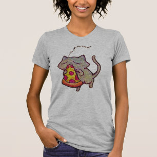 Camiseta ¡Gato de la pizza!