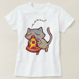 Camiseta ¡Gato de la pizza!