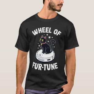 Camiseta Gato de la rueda de la Fur-Tune en aspiradora robo