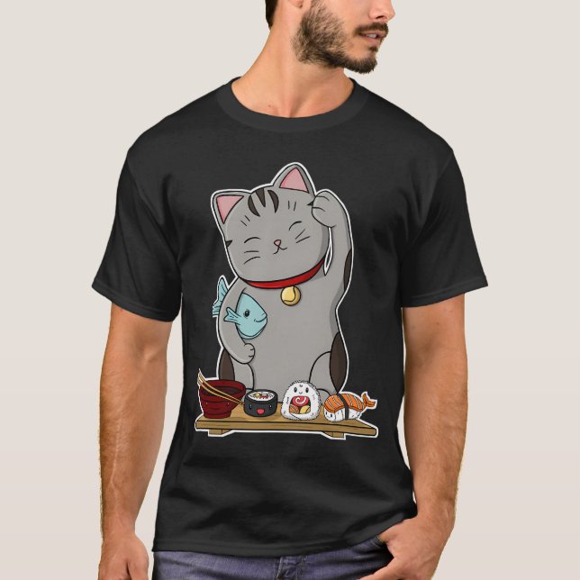 Camiseta Gato de la suerte (Anverso)