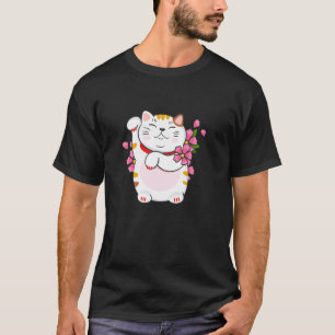 Camiseta Gato de la Suerte Maneki Neko