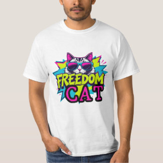 Camiseta Gato de libertad