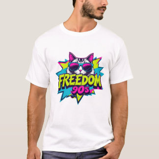 Camiseta Gato de libertad