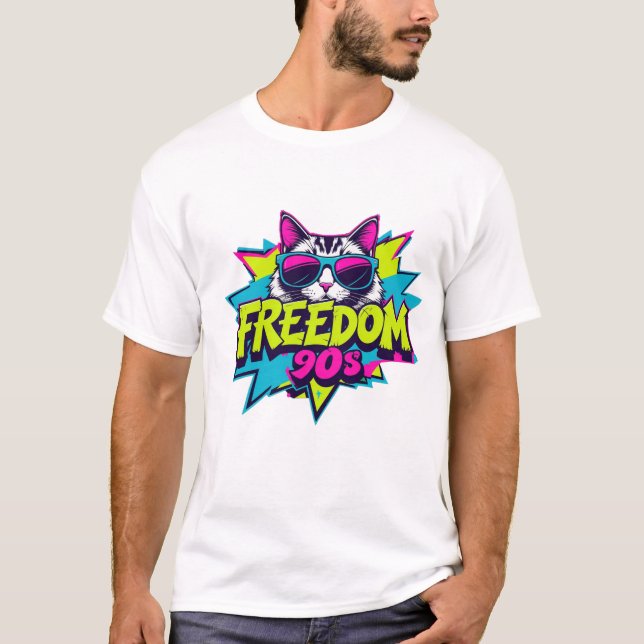 Camiseta Gato de libertad (Anverso)