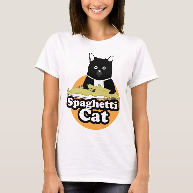 Camiseta Gato de los espaguetis (Anverso)