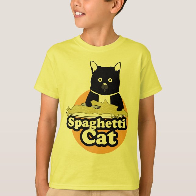 Camiseta Gato de los espaguetis (Anverso)