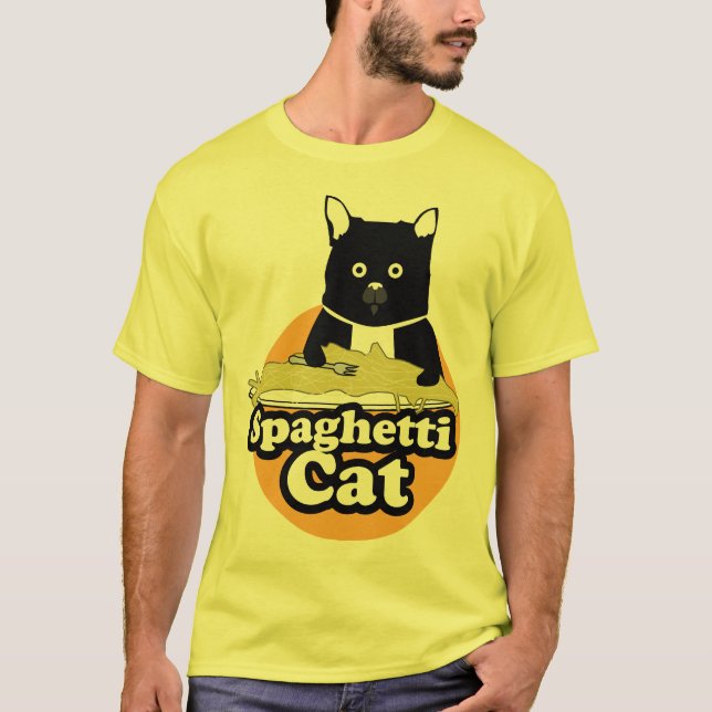 Camiseta Gato de los espaguetis (Anverso)
