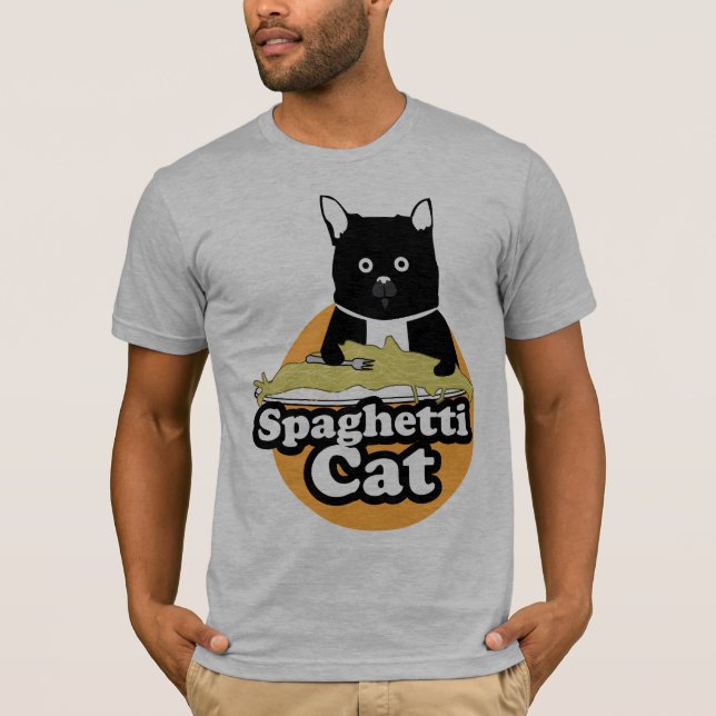 Camiseta Gato de los espaguetis (Anverso)