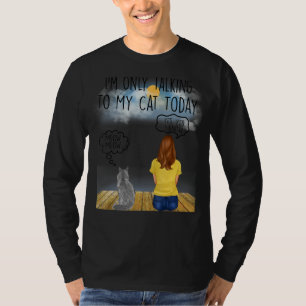 Camiseta Gato de Maine Coon, solo estoy hablando con mi gat