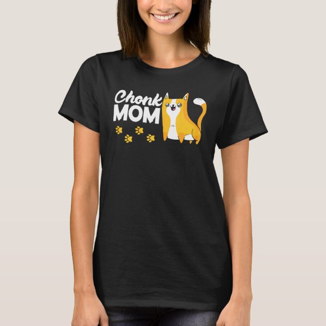 Camiseta Gato de mamá Chonk (Anverso)