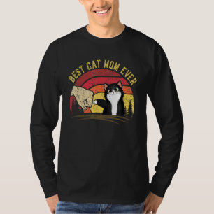 Camiseta Gato De Mamá Gata Para Mujeres, La Mejor Madre Gat