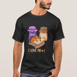 Camiseta Gato de Mantequilla de Maní y Jalea