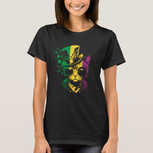 Camiseta Gato de Mardi Gras 1