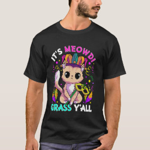 Camiseta Gato de Mardi Gras Gatito Meow Meowdi Gras Sombrer