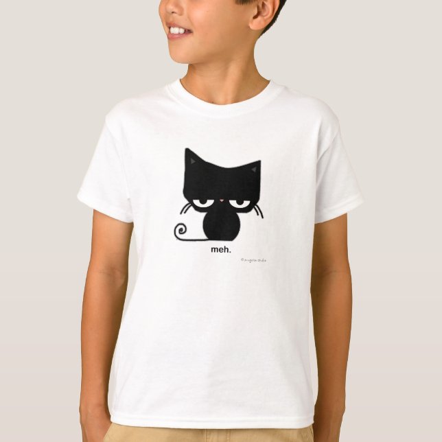 Camiseta ¡Gato de Meh! (Anverso)