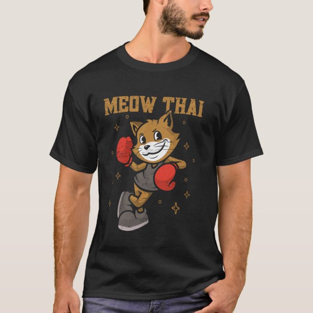 Camiseta Gato de Muay Thai (Anverso)
