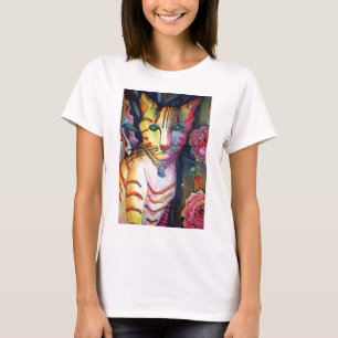 Camiseta Gato de muchos colores