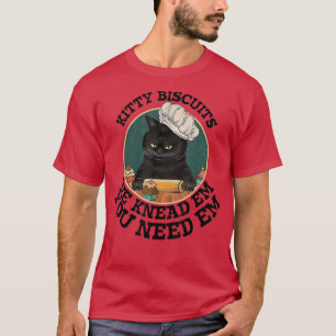 Camiseta Gato De Mujer Que Hace Bizcochos De Gatito Que Nec