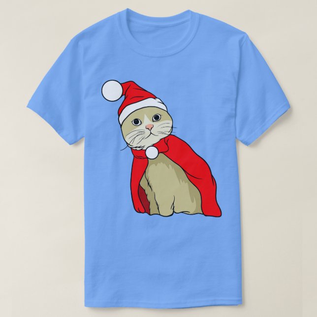 Camiseta Gato de Navidad 1 (Diseño del anverso)