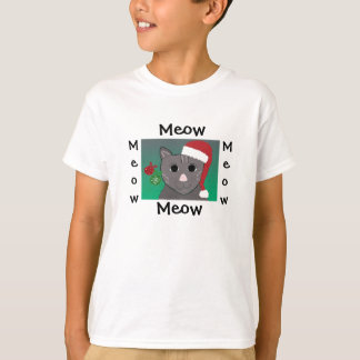 Camiseta Gato de Navidad Adorable