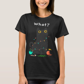 Camiseta Gato de Navidad Gag Gatito