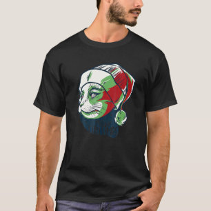 Camiseta Gato de Navidad Meowy Catmas Hombres Mujeres Ee