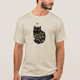 Camiseta Gato de navidades
