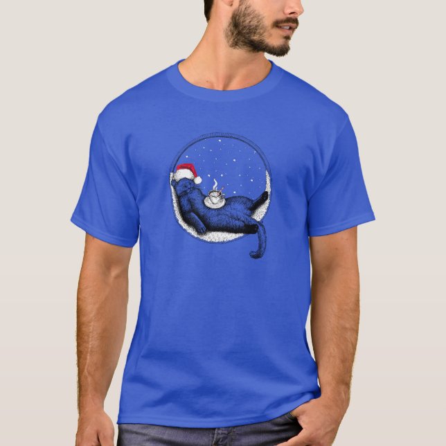 Camiseta Gato de navidades (Anverso)