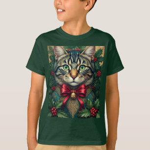 Camiseta Gato de navidades 2024