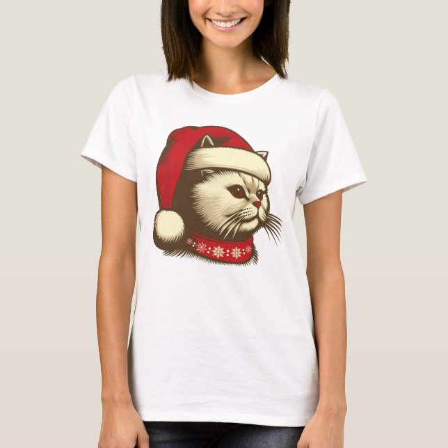 Camiseta Gato de Navidades Grump (Anverso)