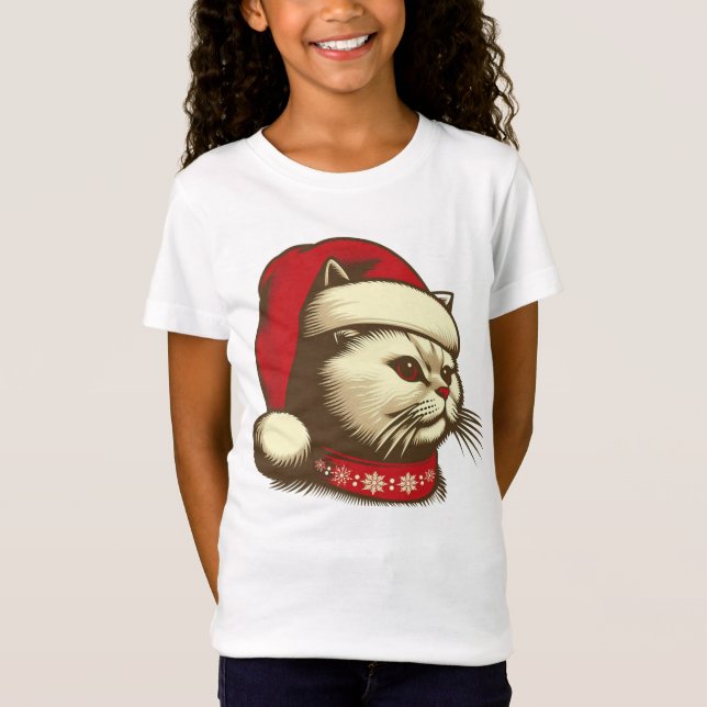 Camiseta Gato de Navidades Grump (Anverso)