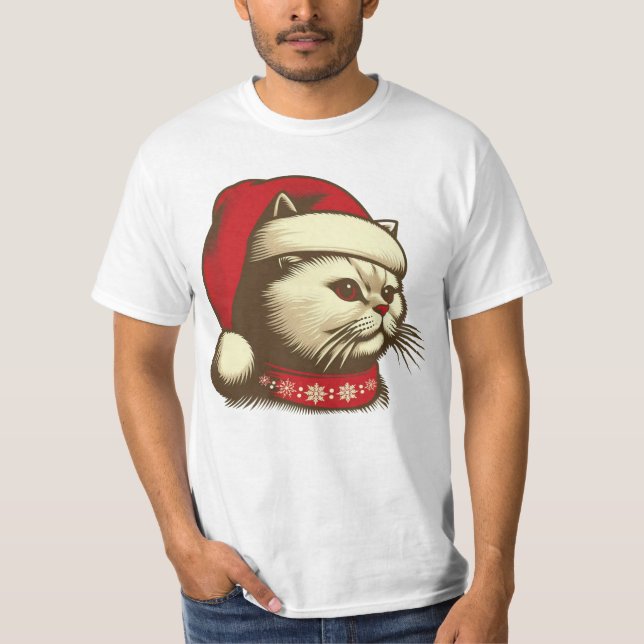 Camiseta Gato de Navidades Grump (Anverso)
