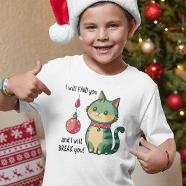 Camiseta Gato de Navidades traviesos