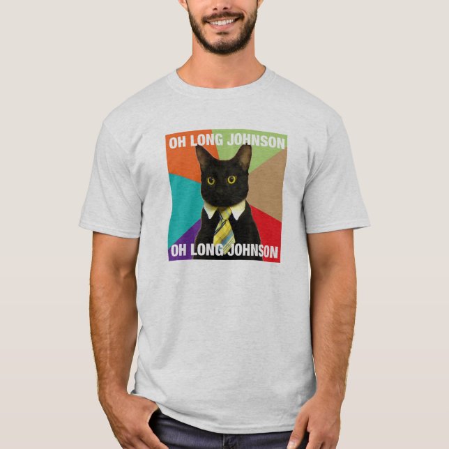 Camiseta Gato de negocios - Oh Long Johnson (Anverso)