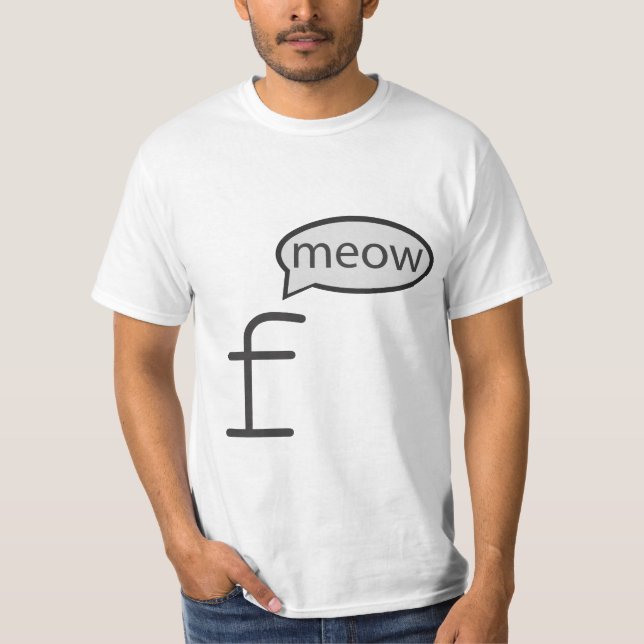 Camiseta Gato de NetHack (Anverso)
