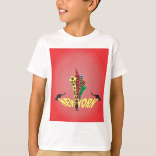 Camiseta Gato de New York City