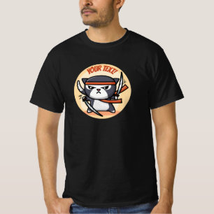 Camiseta Gato de Ninja