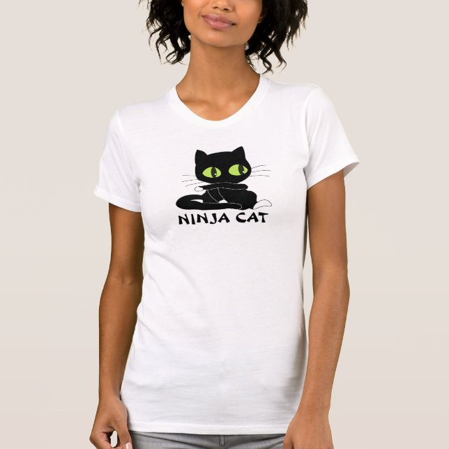 Camiseta Gato de Ninja (Anverso)