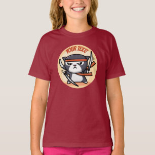 Camiseta Gato de Ninja