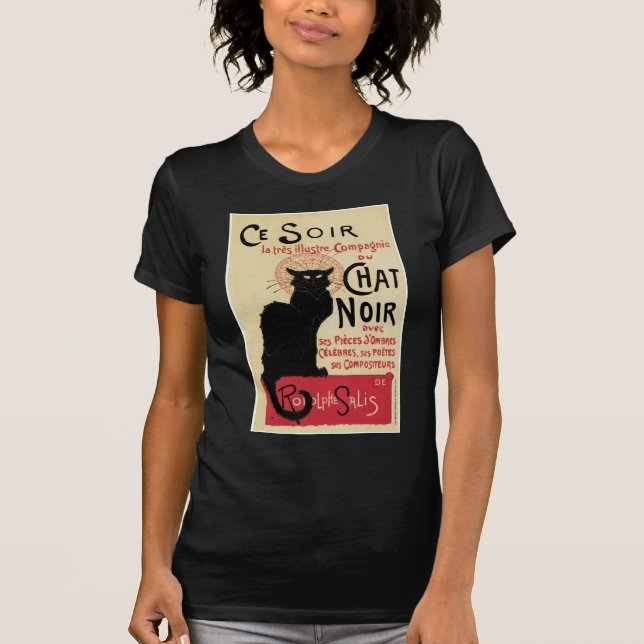 Camiseta Gato de Noir~Black de la charla (Anverso)