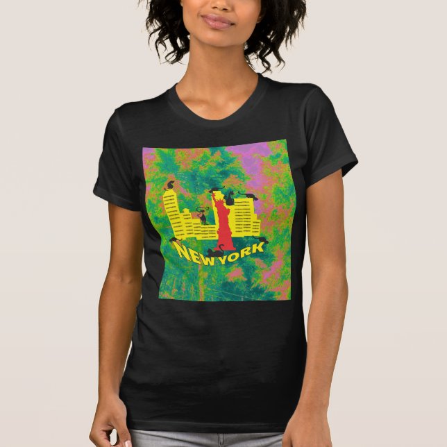 Camiseta gato de NUEVA YORK (Anverso)
