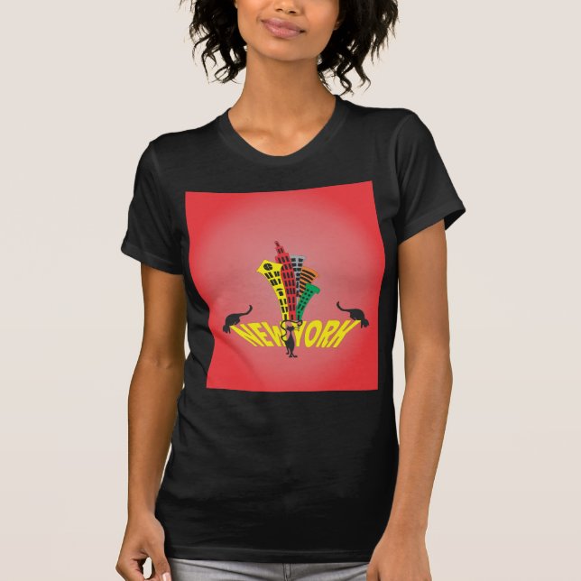 Camiseta Gato de Nueva York (Anverso)