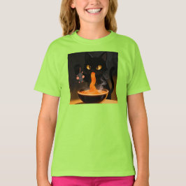 Camiseta Gato de obsidiana y ratón atrevido: festín de rame