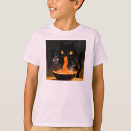 Camiseta Gato de Obsidiana y Ratón Audaz – Festín de Ramen