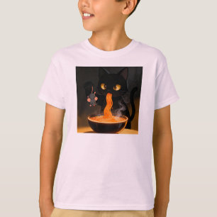 Camiseta Gato de Obsidiana y Ratón Audaz – Festín de Ramen 