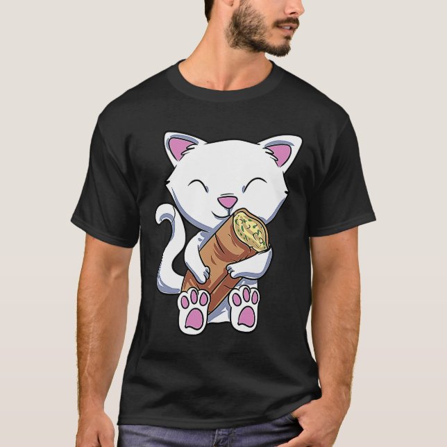 Camiseta Gato de pan de ajo (Anverso)