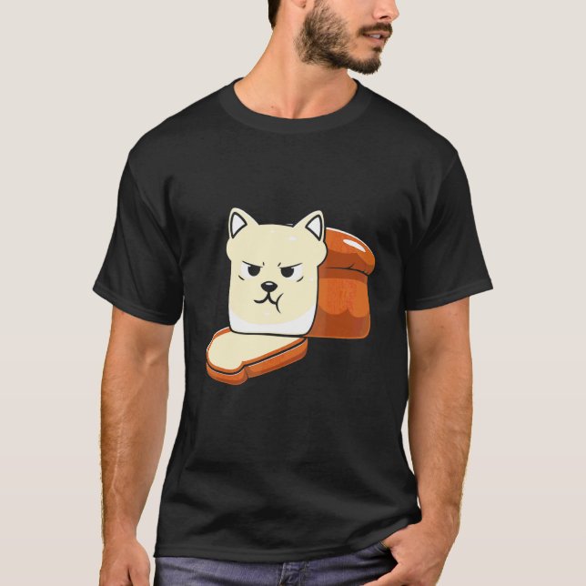 Camiseta Gato de Pan Lindo Halloween (Anverso)