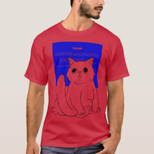 Camiseta Gato de pantalla azul de Tobe Fonseca