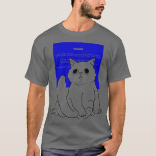 Camiseta Gato de pantalla azul de Tobe Fonseca